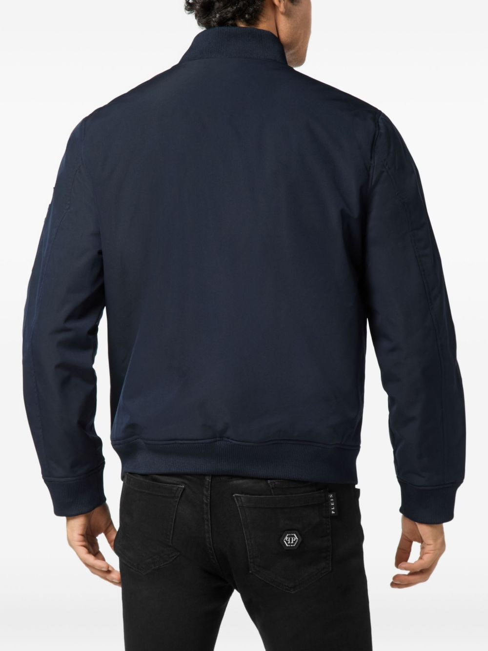 logo-plaque bomber jacket - 4