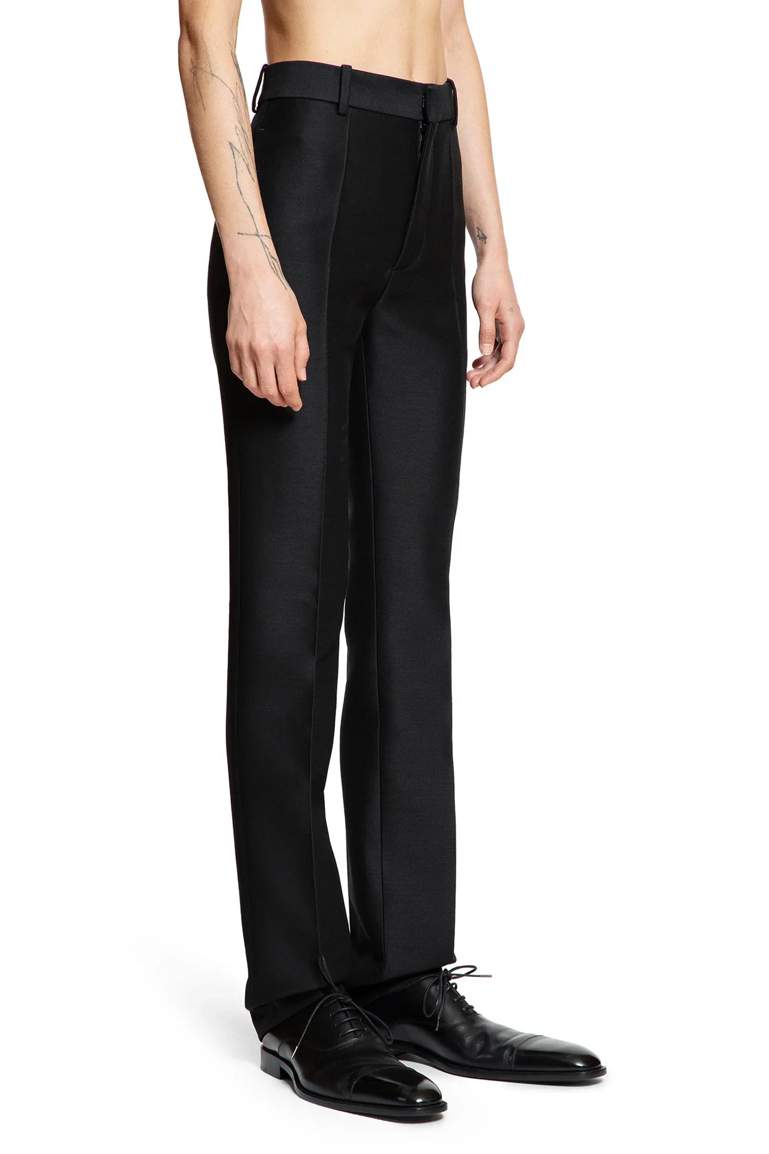 Wool-Silk-Tailored-Trousers - 2