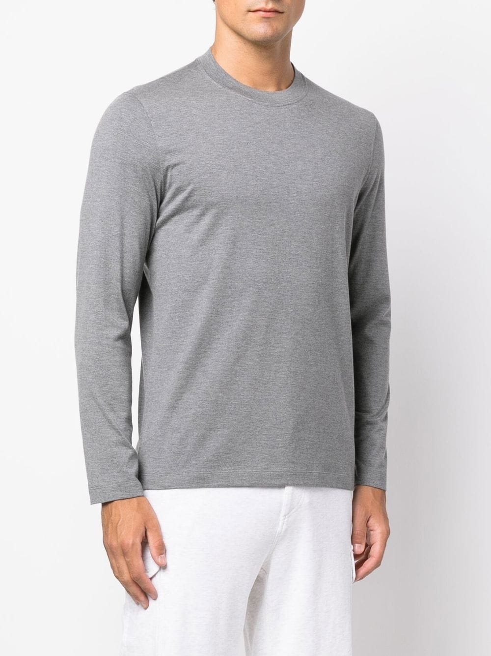 long-sleeved jersey-knit sweatshirt - 3