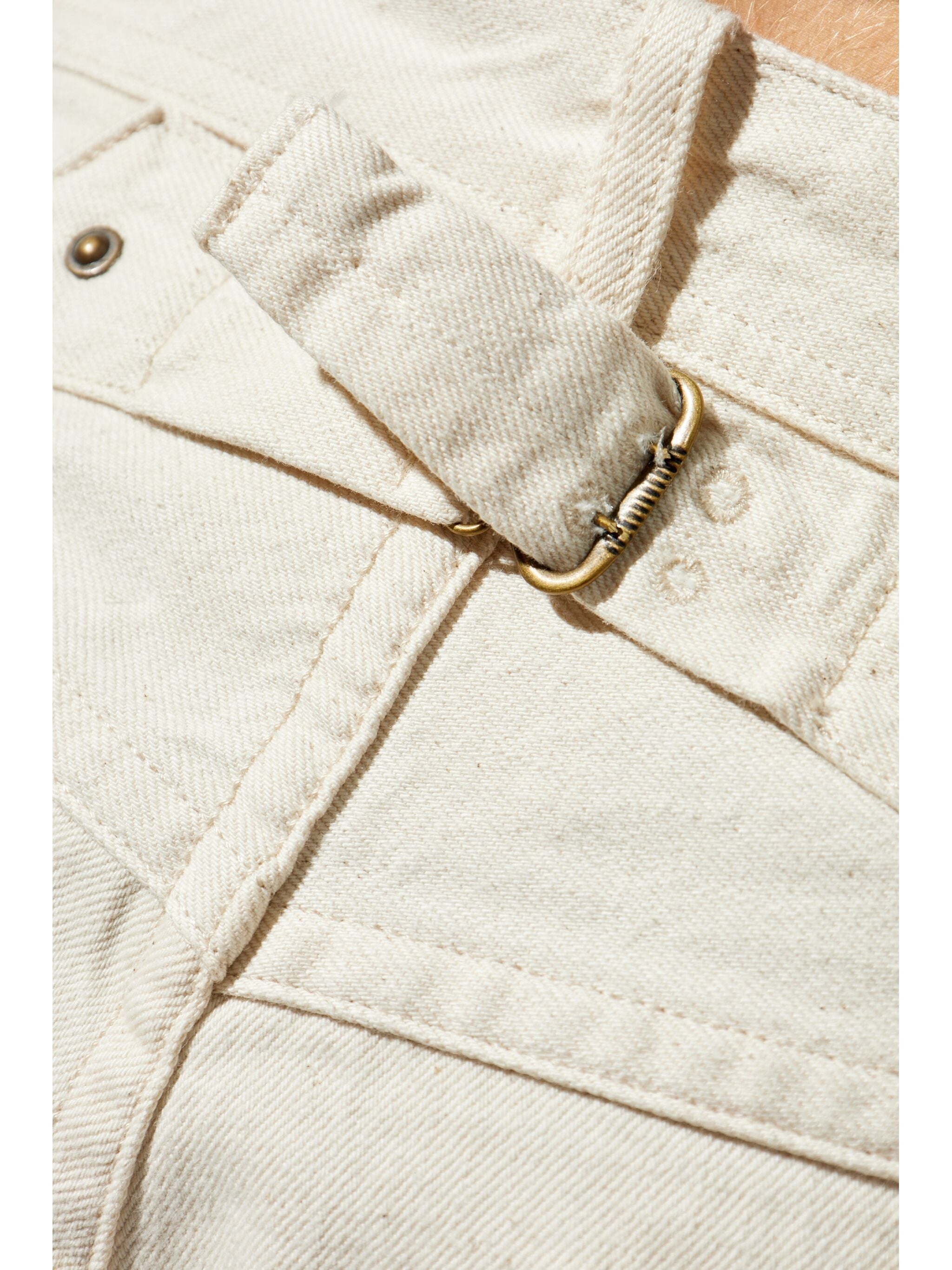 Buckled Straight Jeans - 3