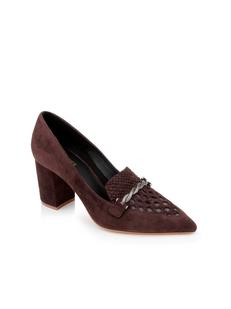 Eleonore Suede Loafer Pump 2
