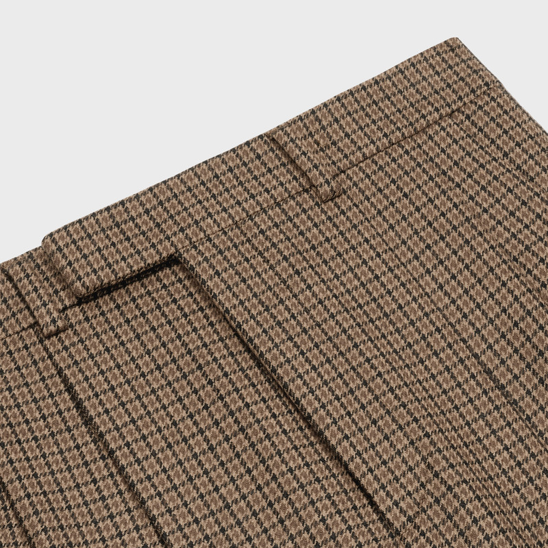 MARGARET PANTS IN CHECKED WOOL 3