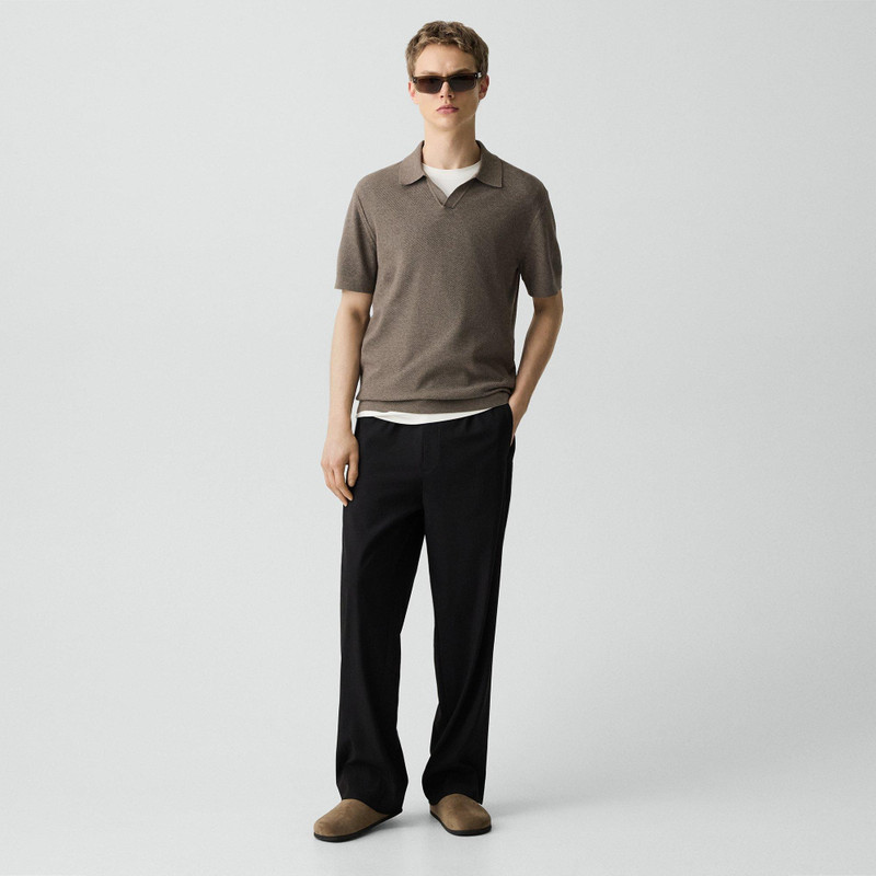Theory Brenan Polo Shirt in Light Bilen outlook