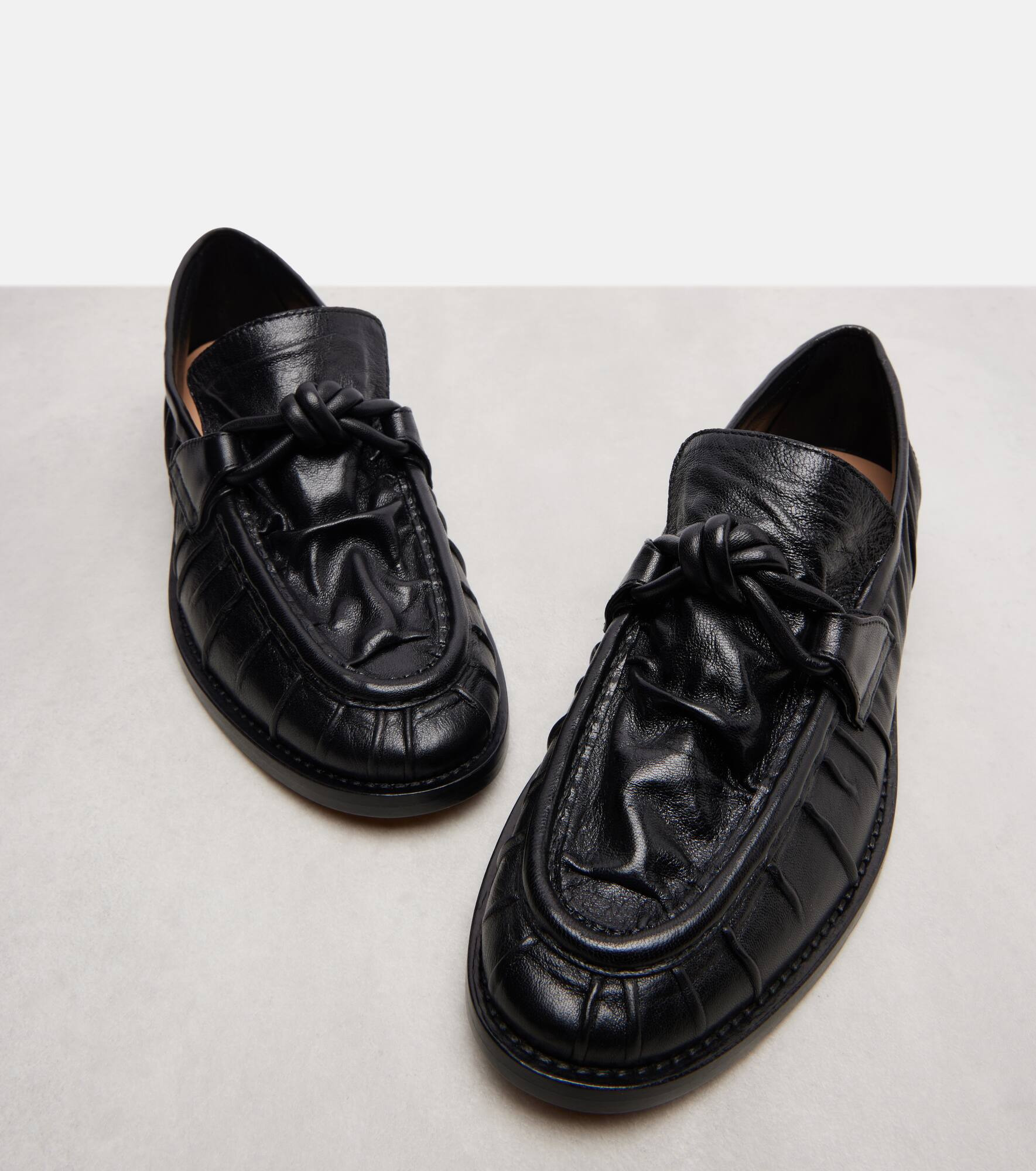Astaire Knot leather loafers - 5
