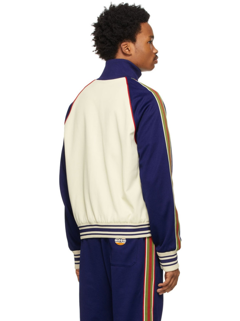 Off-White & Blue Interlocking G Patch Jacket 3