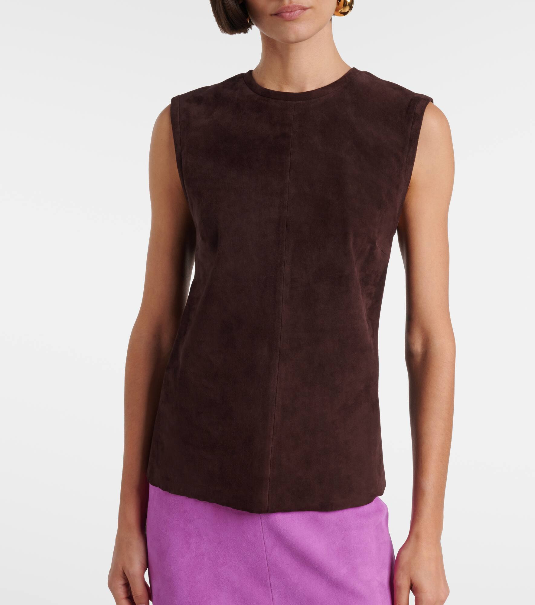 Miuccia suede top - 5