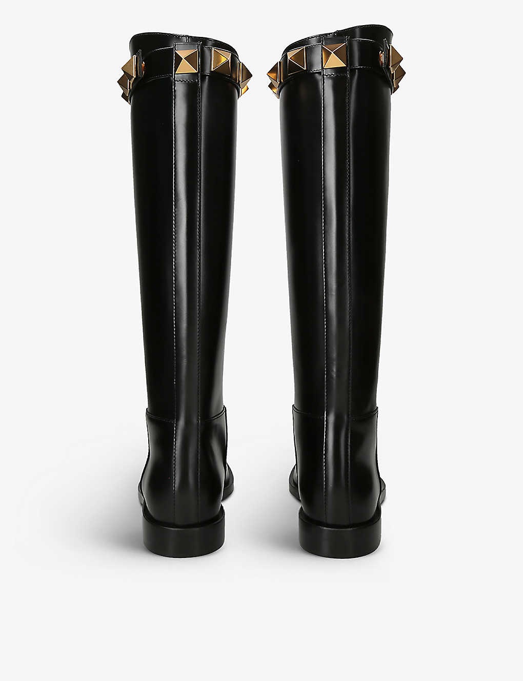 Roman Stud leather knee-high boots - 3