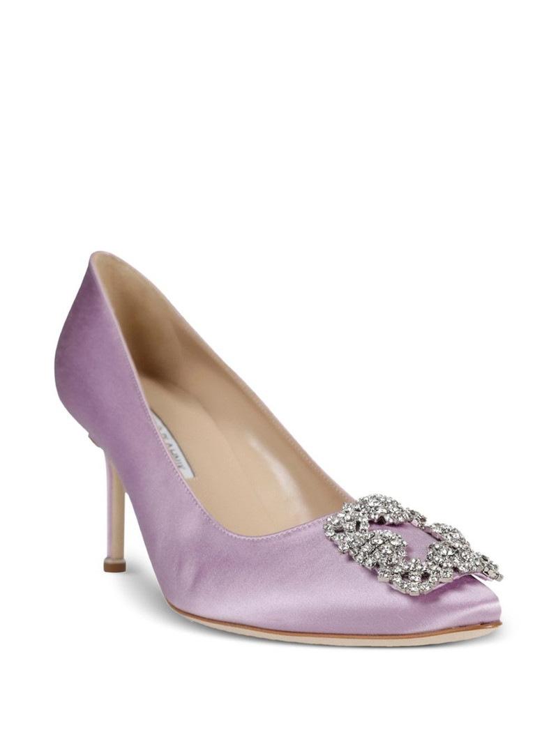 Manolo Blahnik 70mm Hangisi pumps outlook