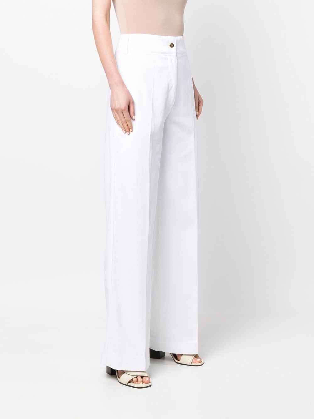 wide-leg high-waisted trousers - 3