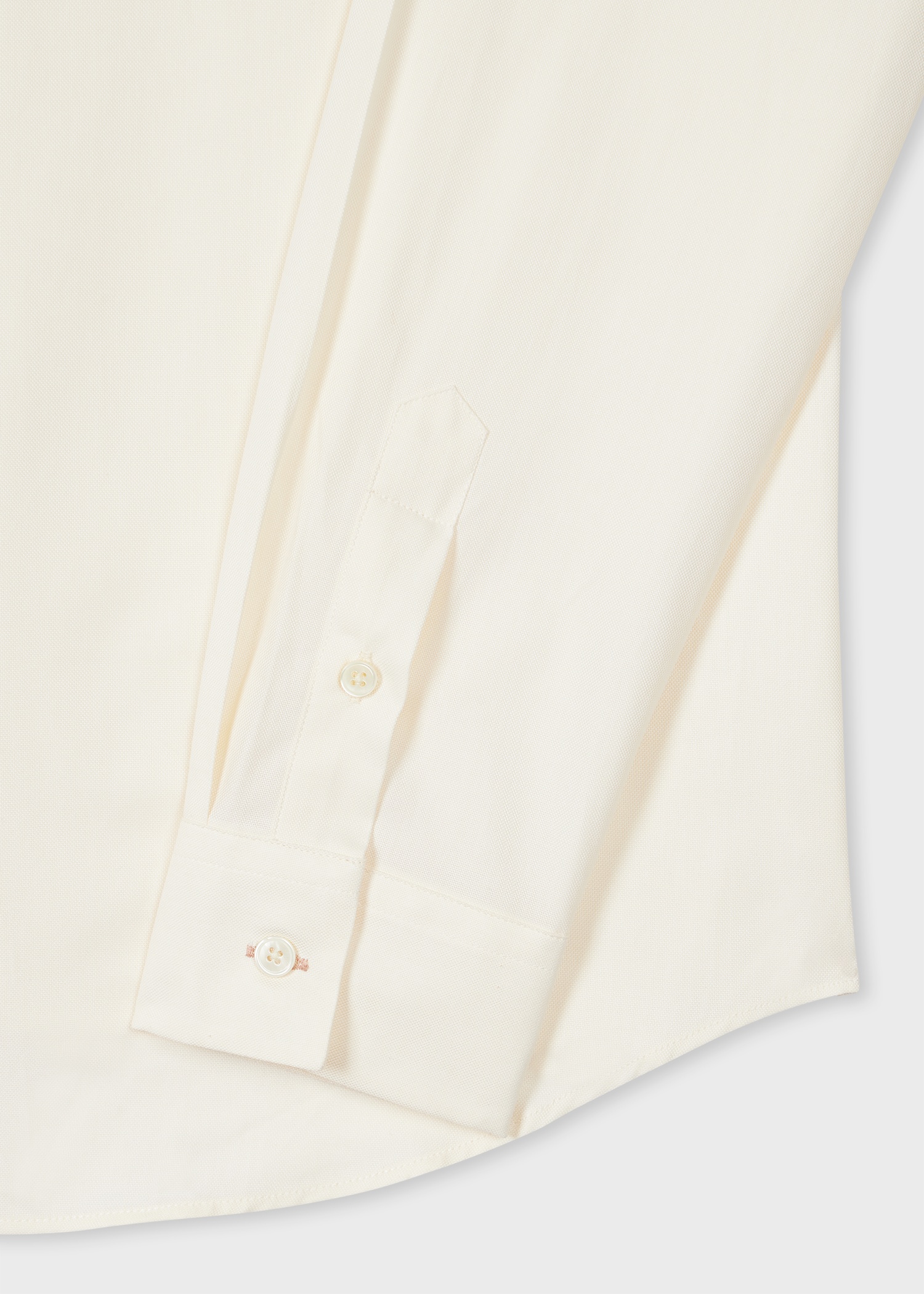 Classic-Fit Cream Oxford Cotton Button-Down Shirt - 2