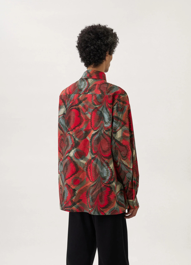 Lemaire REGULAR COLLAR TWISTED SHIRT
COTTON PRINT outlook