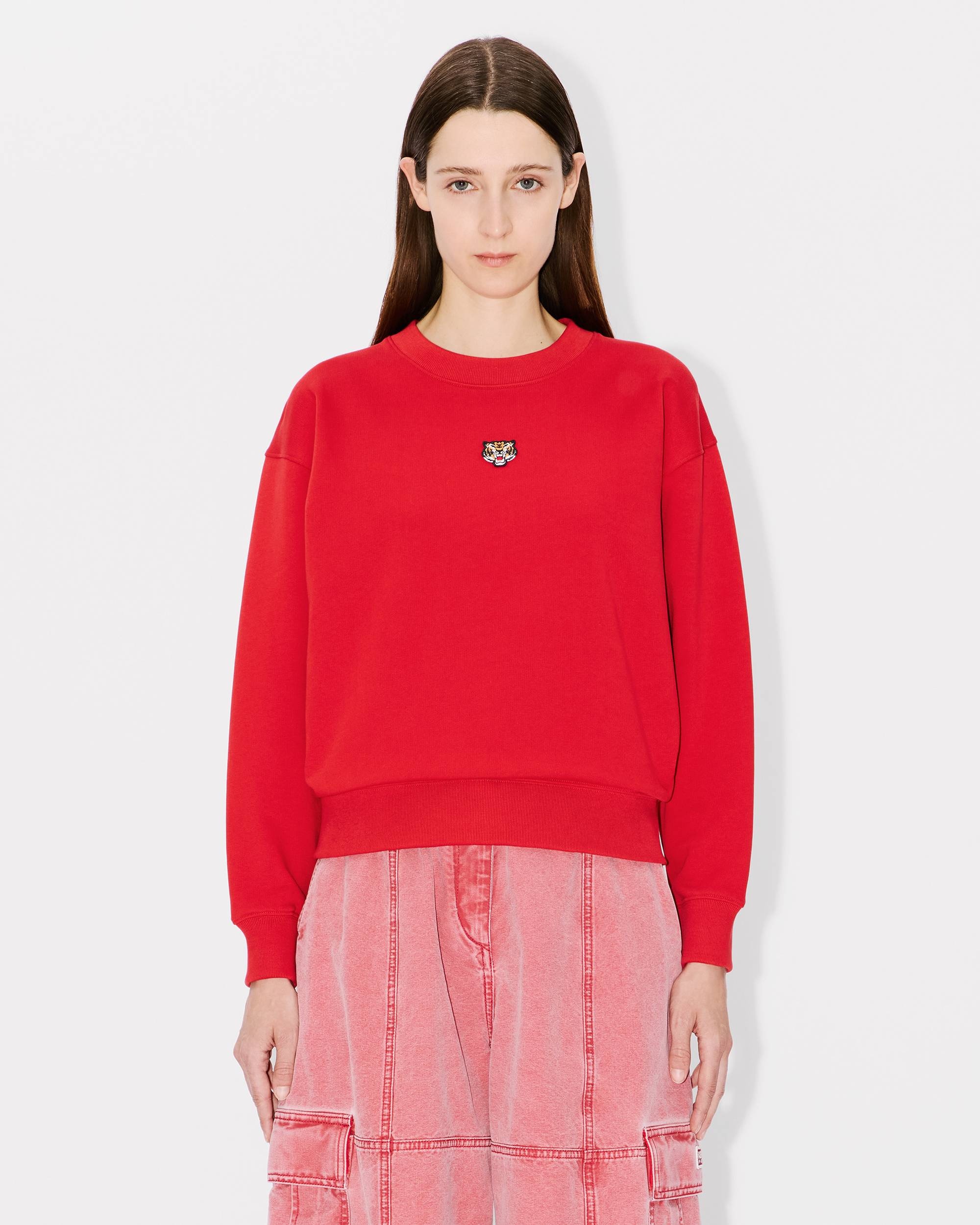 'Lucky Tiger' classic embroidered sweatshirt - 3