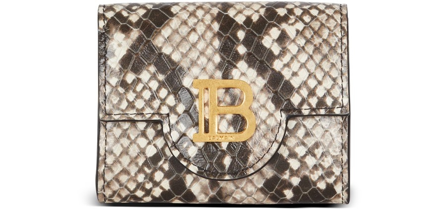 B-Buzz wallet in python effect leather - 1