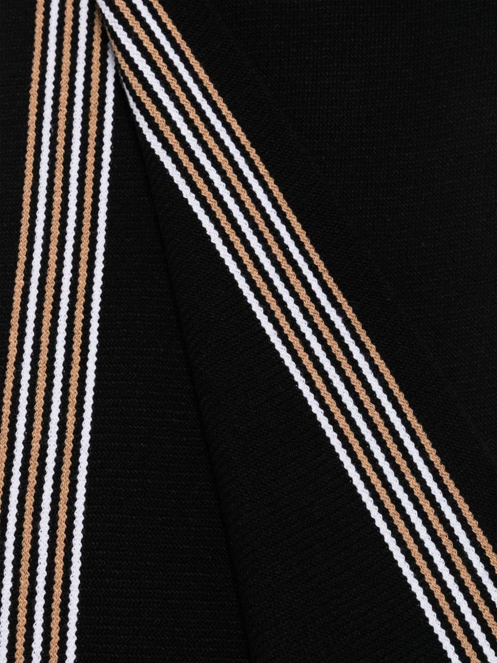 logo-patch scarf set - 2