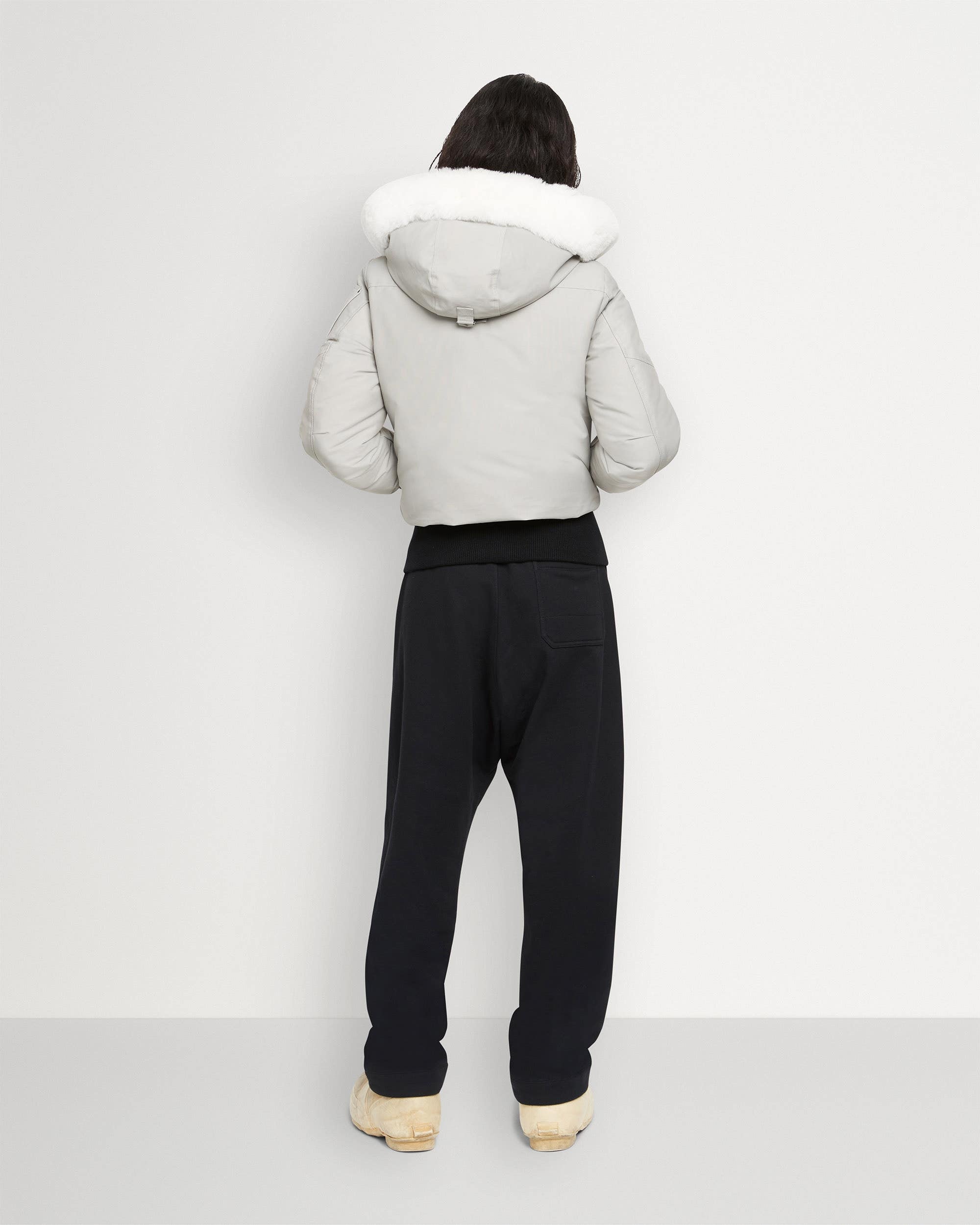 ORGINAL DEBBIE SHEARLING BOMBER JACKET - 4