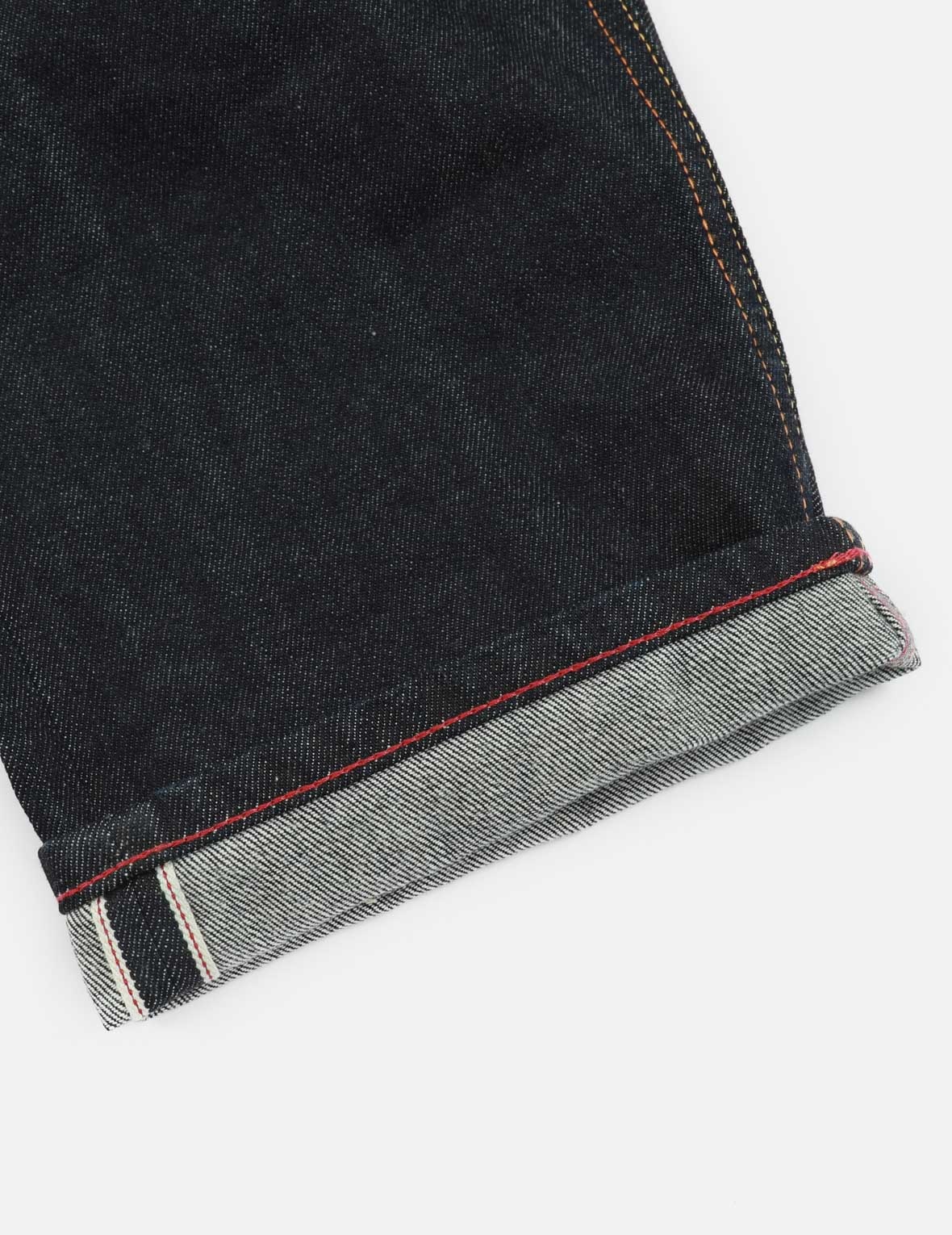 KAMON AND EAGLE-PATTERN BRUSHSTROKE DAICOCK PRINT CROPPED-FIT JEANS #2027 - 10