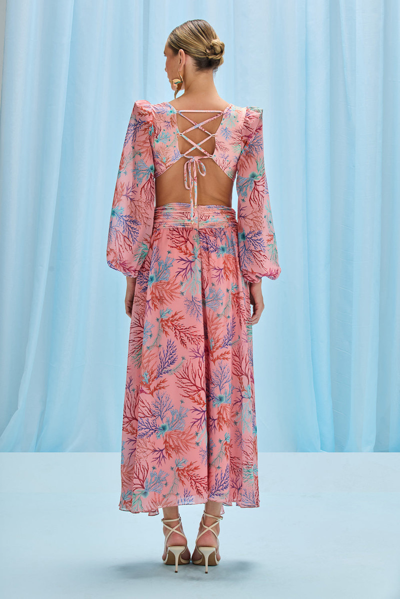 SEAWEED LONG SLEEVE BEACH DRESS 3