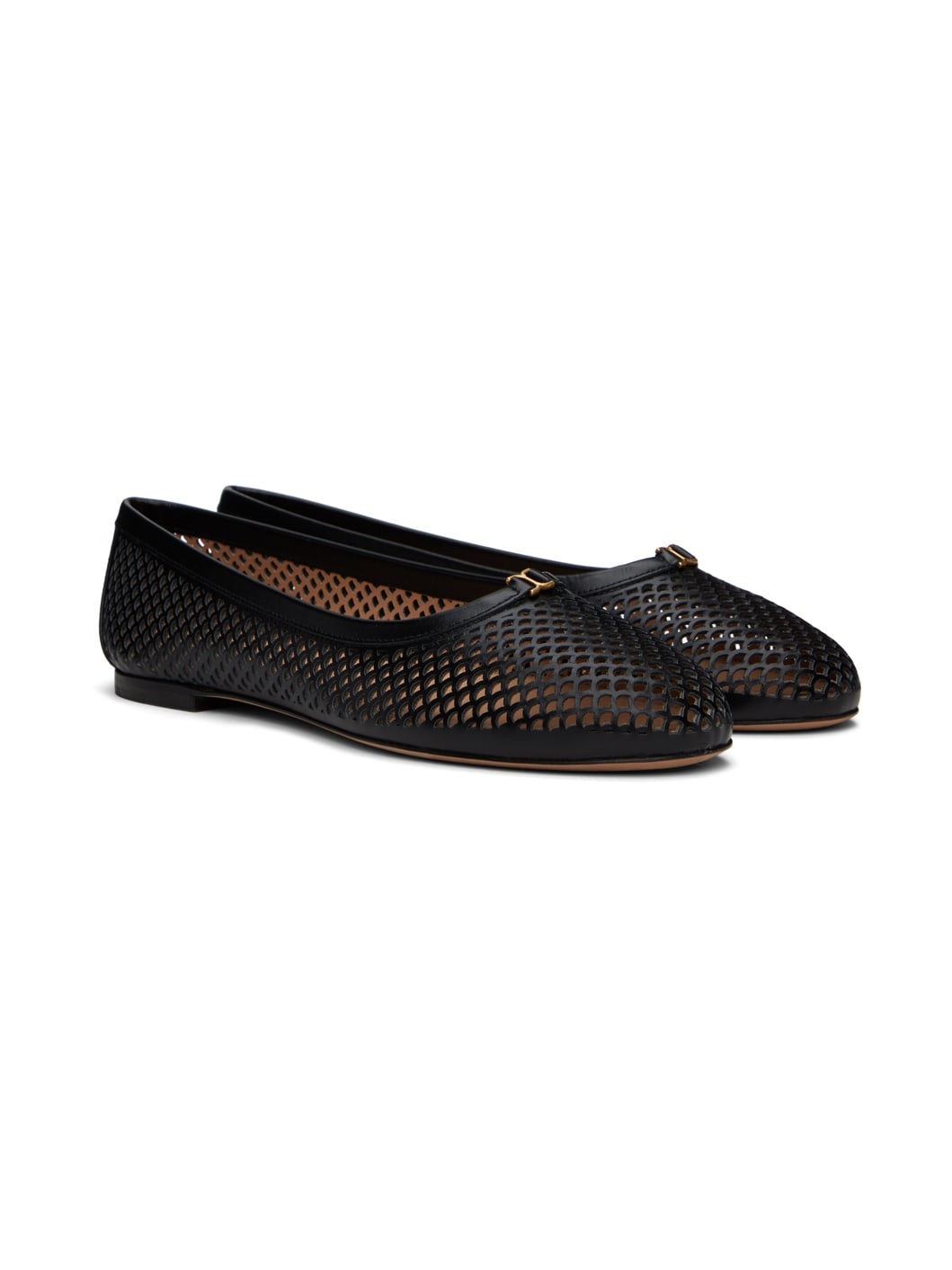 Black Marcie Ballerina Flats - 4