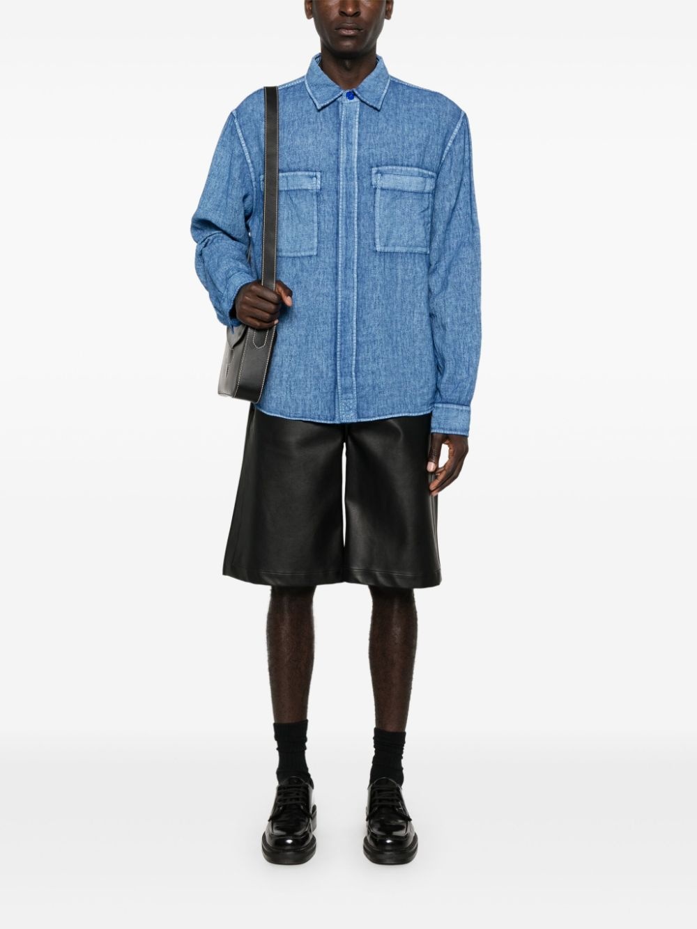long-sleeve linen shirt - 2