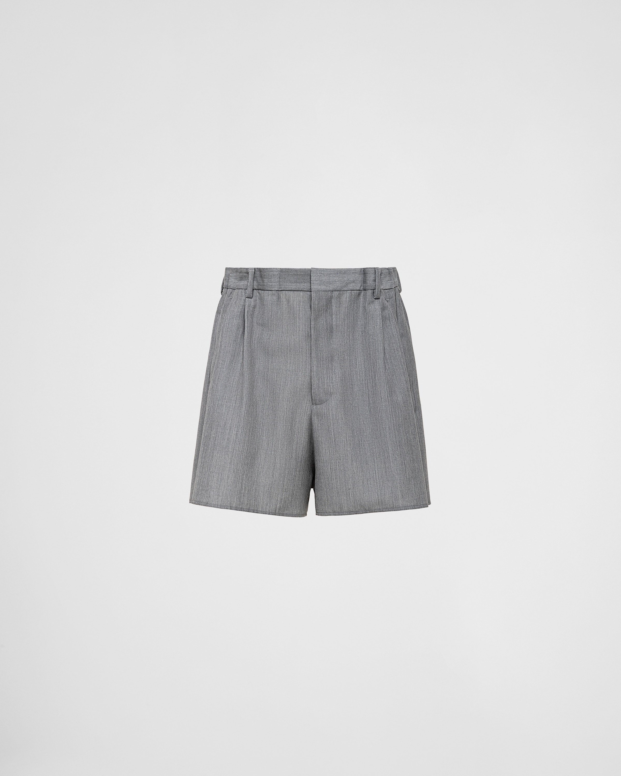 Wool and mohair shorts - 1