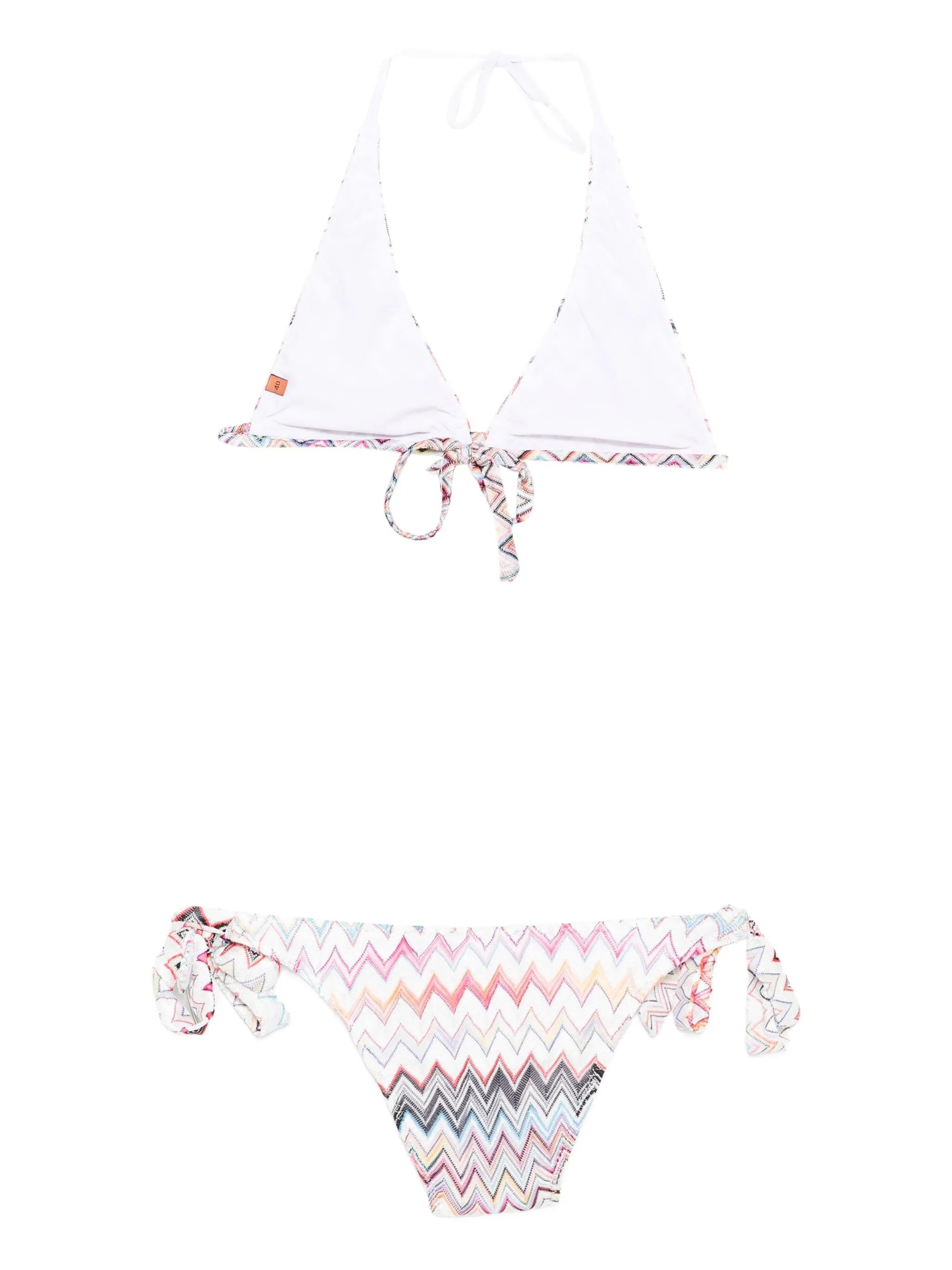 zigzag-motif bikini set - 2