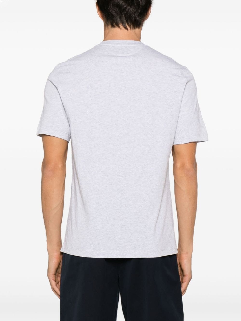 Brunello Cucinelli Logo Cotton T Shirt - 3