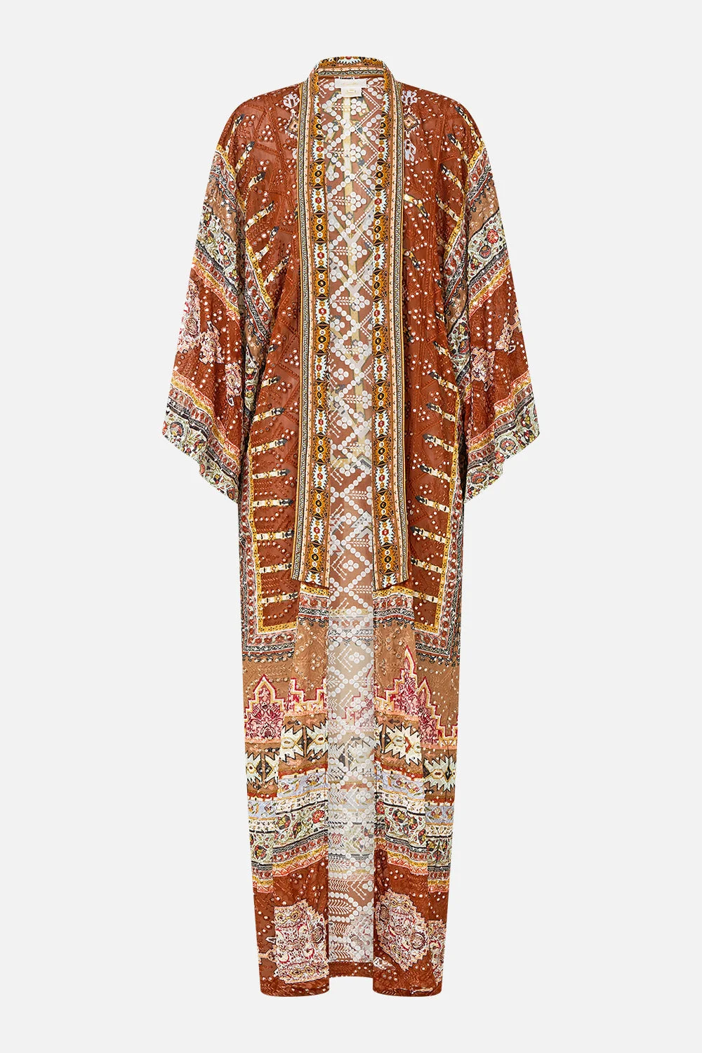 KIMONO LAYER WITH COLLAR - 1