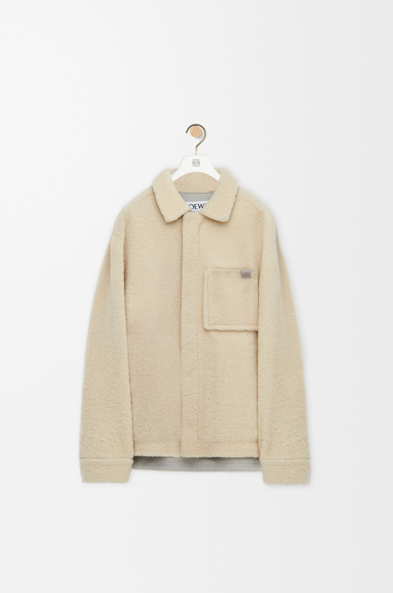 Overshirt in shearling 1