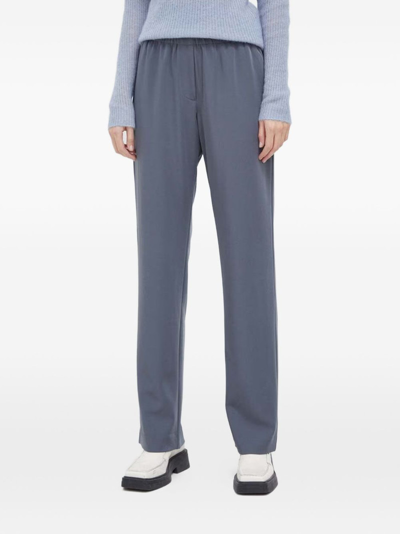 elasticated-waistband trousers 1