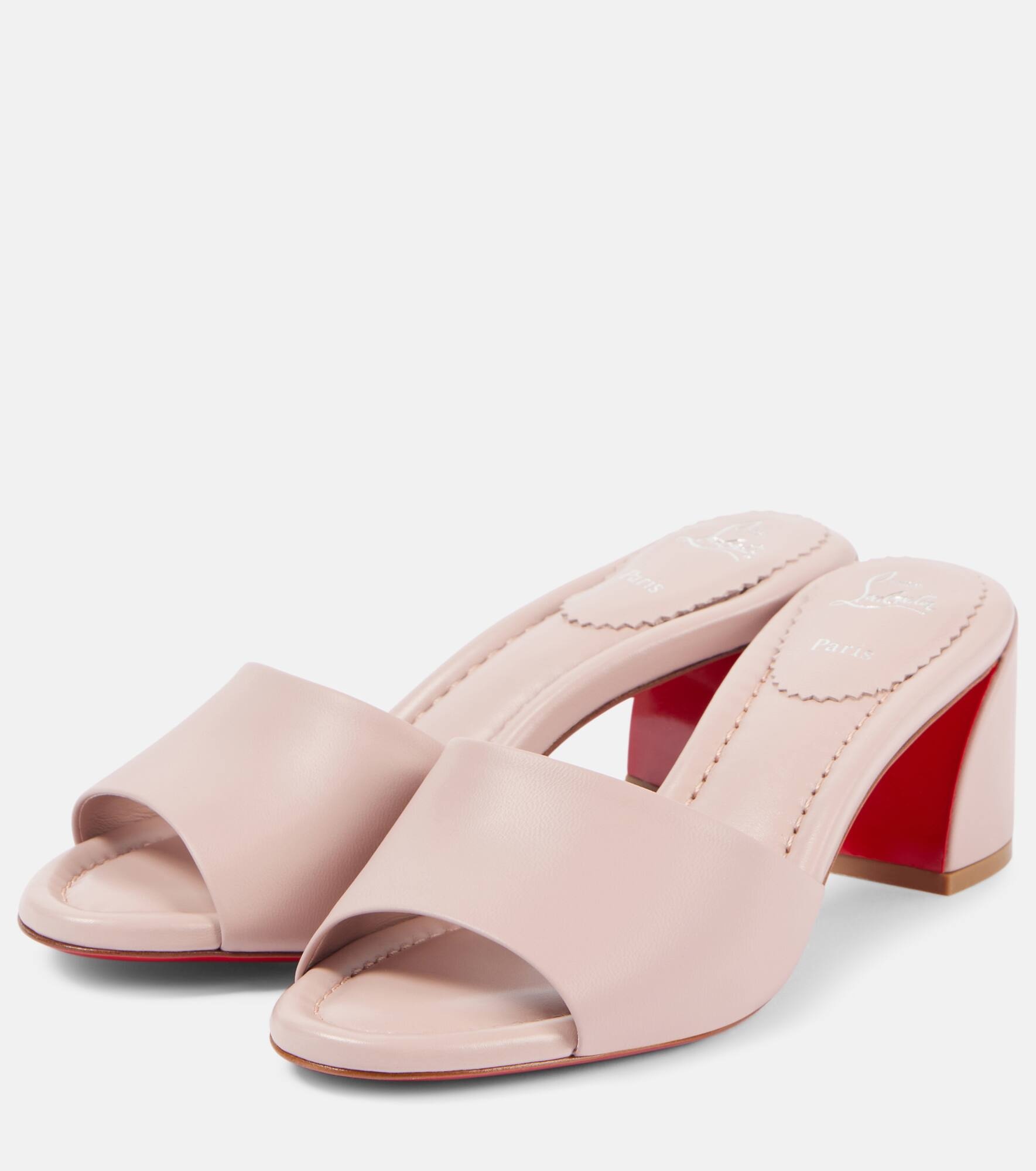 Jane 55 leather mules - 4