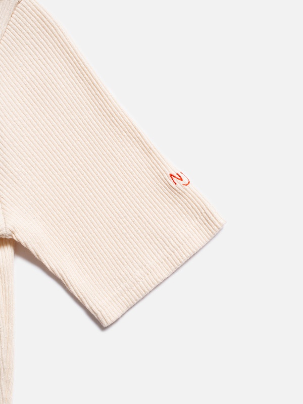 Jossan Rib T-Shirt Egg White - 5