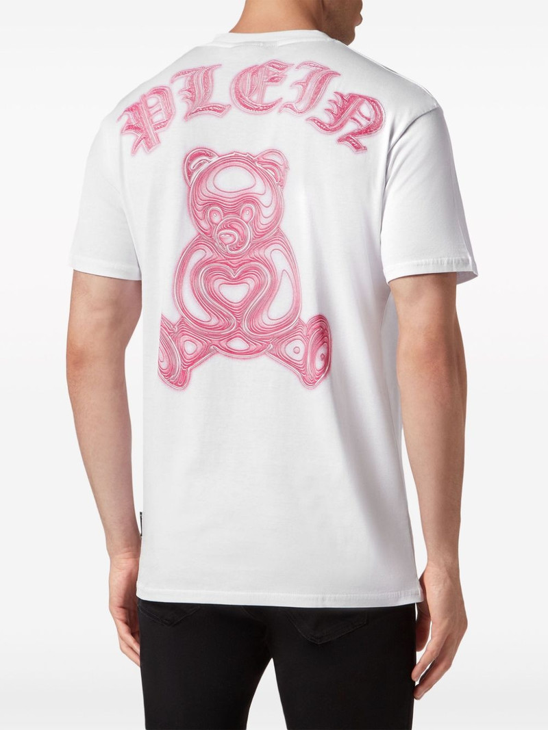 teddy bear-print cotton T-shirt 4