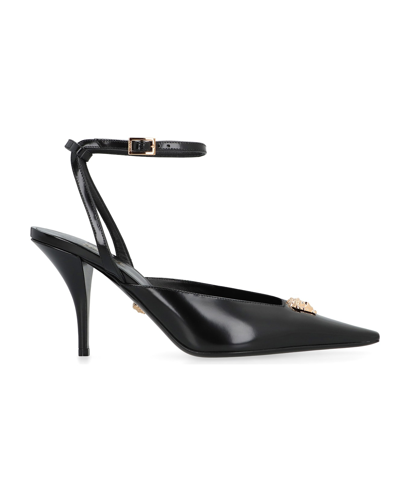 Leather Slingback Pumps - 2
