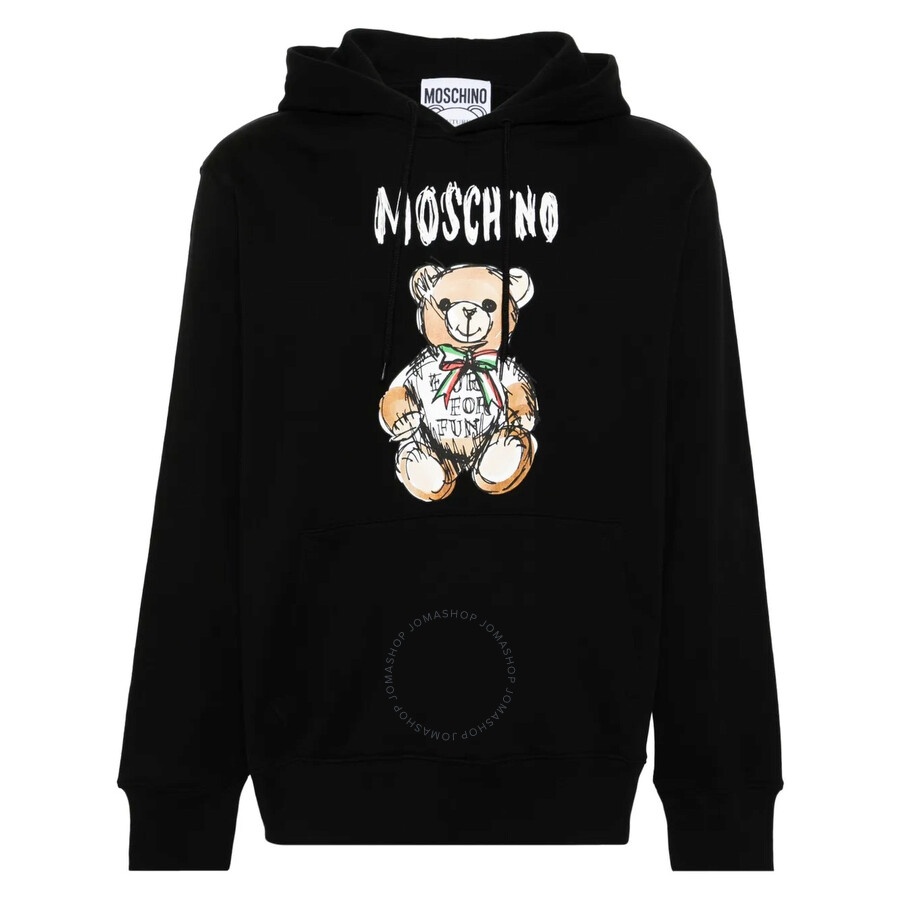 Moschino Drawn Teddy Bear Logo Hoodie - 5