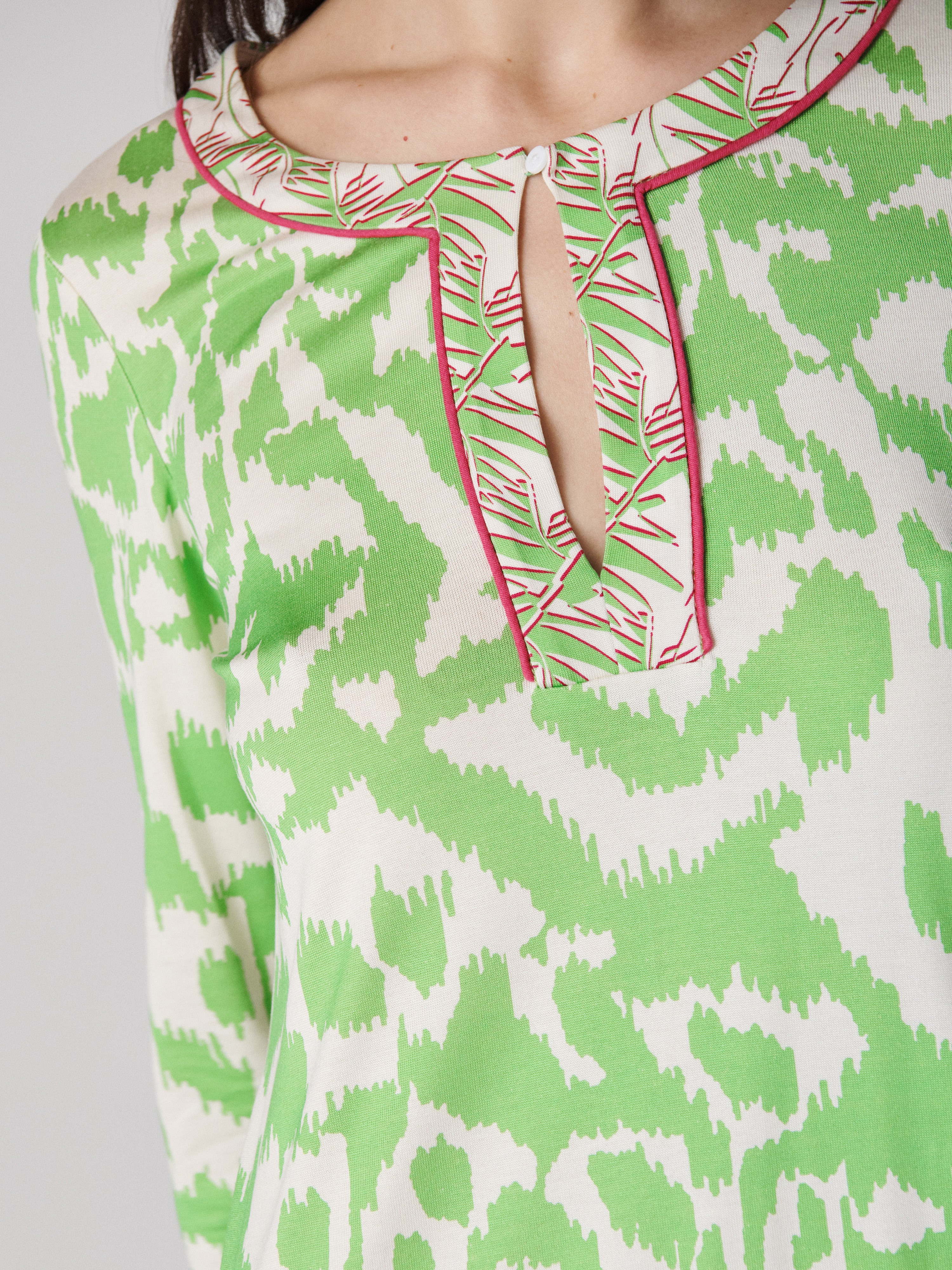 Reina Silk Jersey Dress - 3