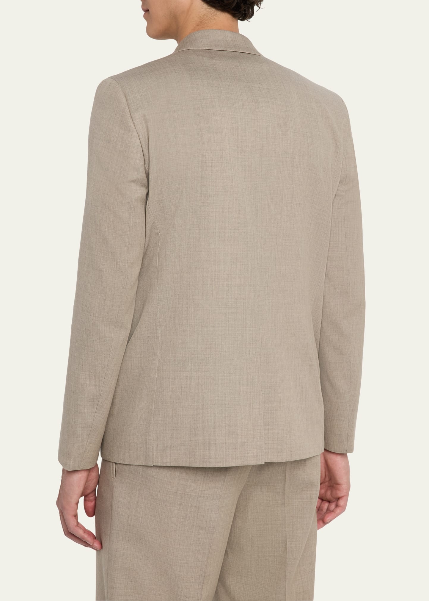 Men's Double-Breasted Wool Blazer - 3