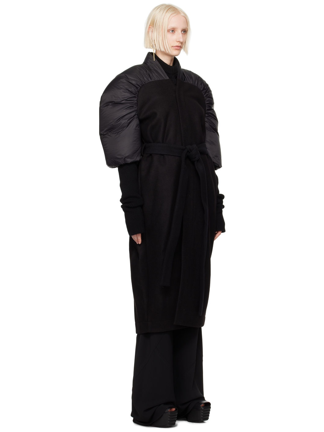 Black Porterville Duvetina Down Coat - 2