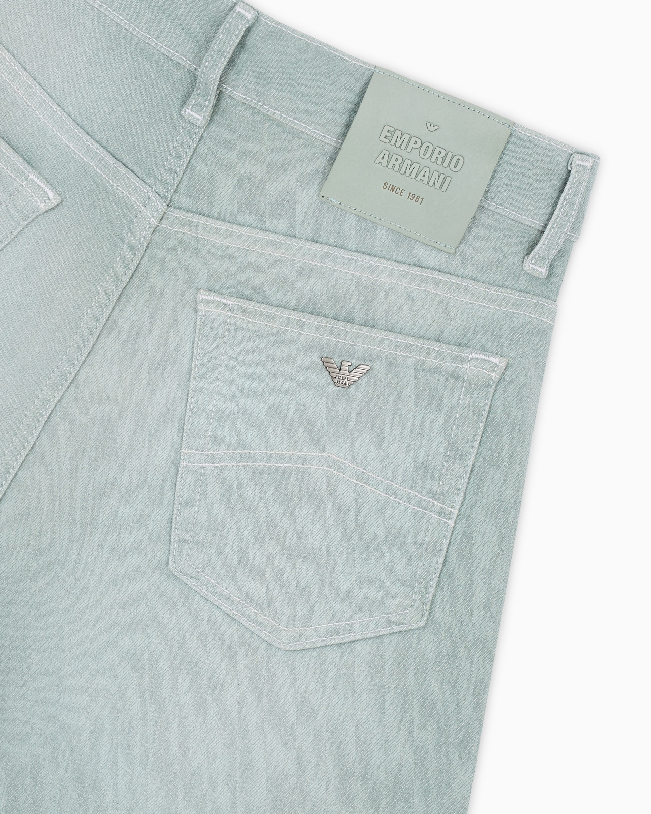 J7E mid-rise straight-leg jeans in piece-dyed cotton drill - 6