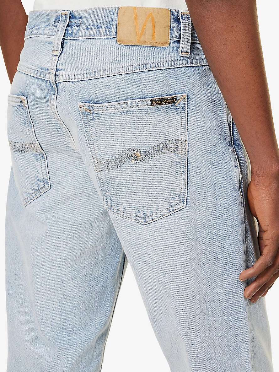 Gritty Jackson straight-leg mid-rise jeans - 5