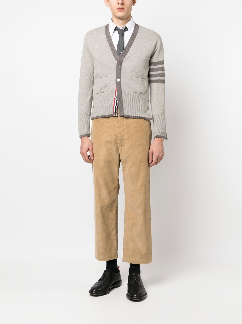 4-Bar cashmere cardigan - 2