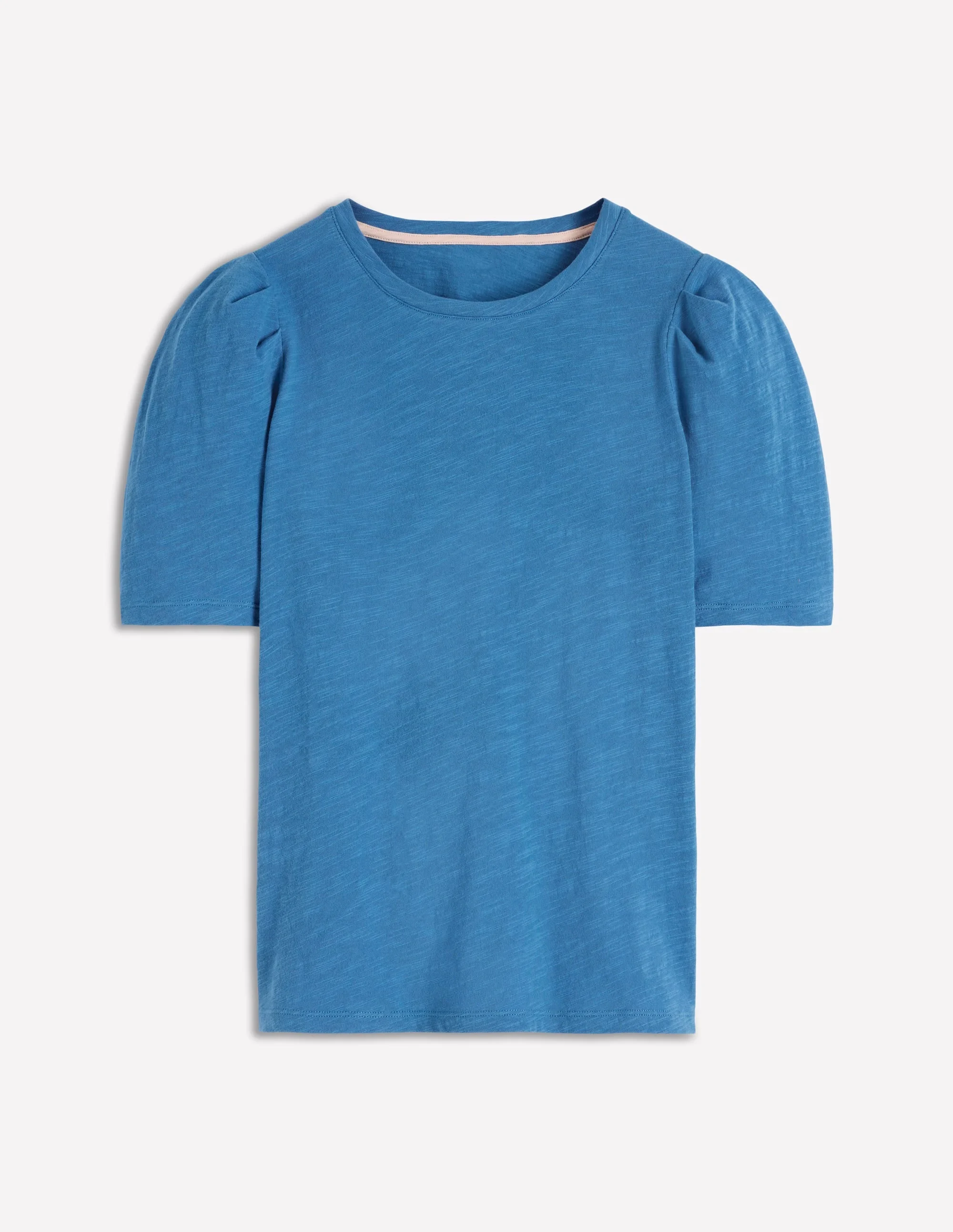 Sophie Puff Sleeve T-shirt-Marine Blue - 1