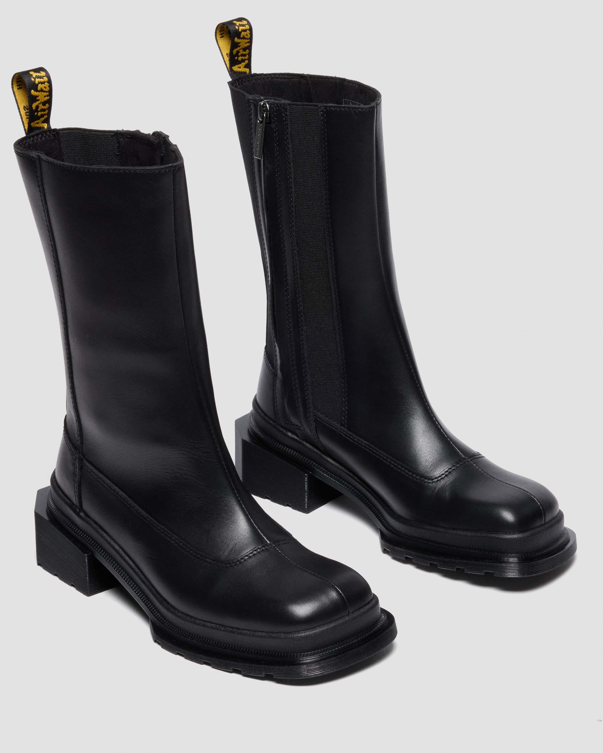 MAYBOLE HI Square Toe Leather Chelsea Boots - 4
