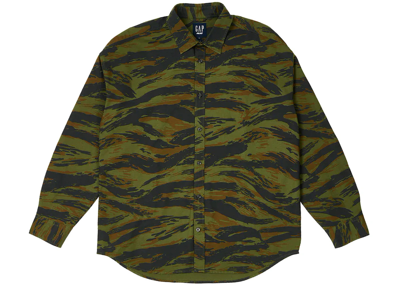 Palace x Gap Drop Shoulder Oxford Shirt Camo - 2