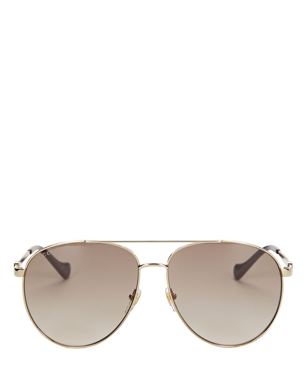 Cut-Out Logo Aviator Sunglasses - 1