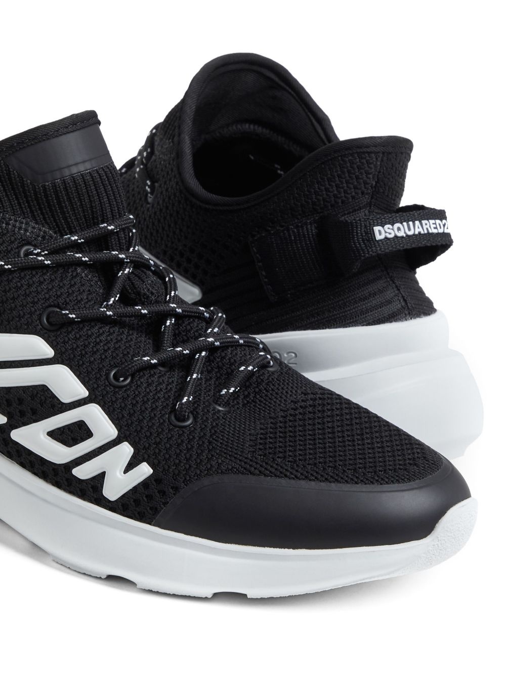 embossed-logo sneakers - 4