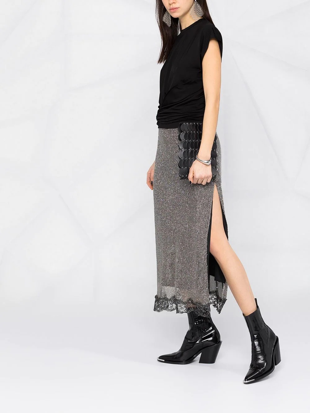side-wrap T-shirt - 6
