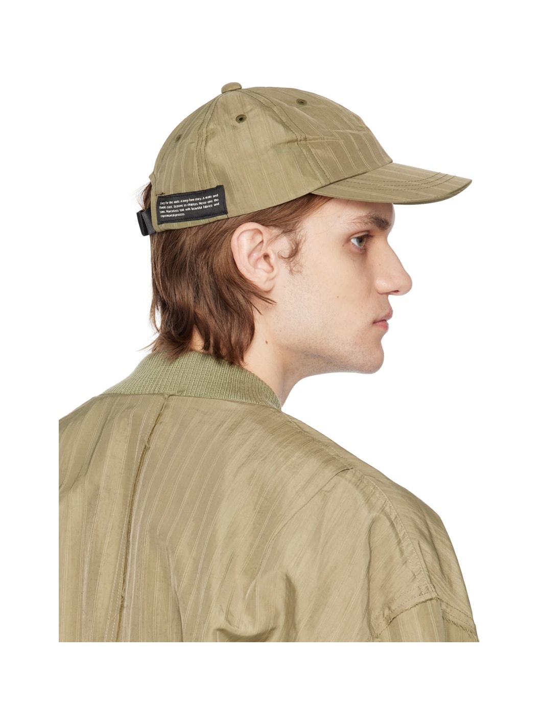 Green Paneled Cap - 3