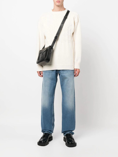 Maison Margiela panelled knit jumper outlook