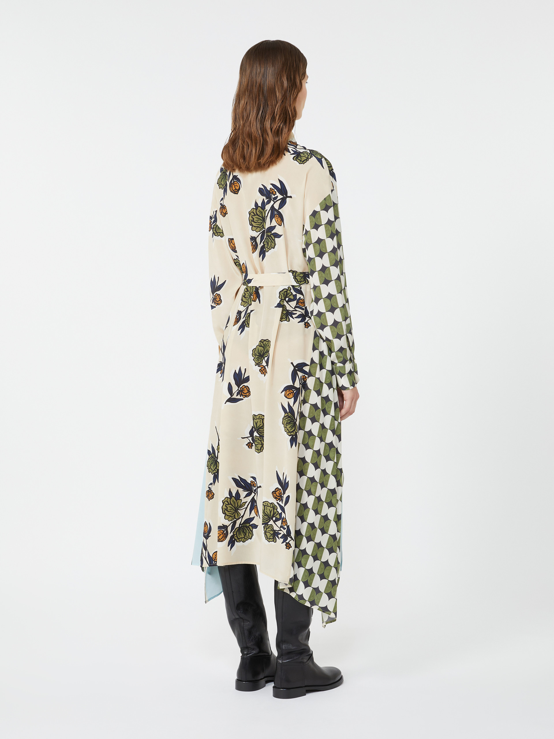 PASSO Silk crêpe de Chine dress - 4
