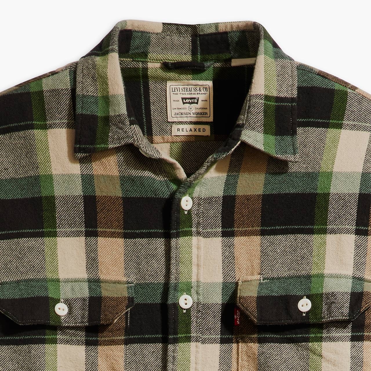 JACKSON WORKER FLANNEL OVERSHIRT - 6